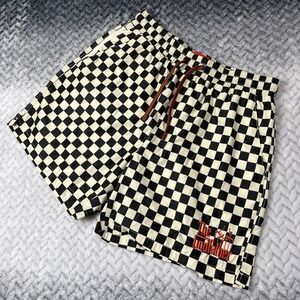 The Godfather Shorts Mens L Black & Ivory Checkered Shoe Palace 2022